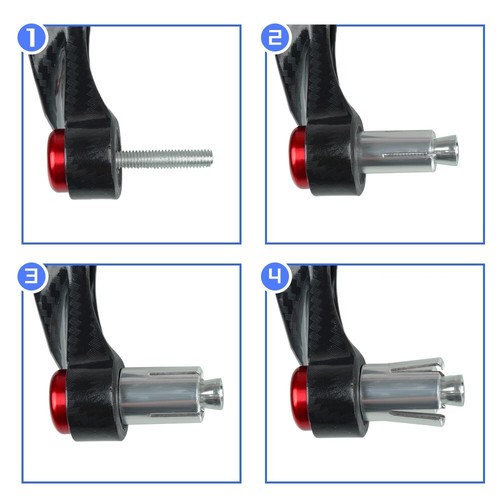 For BMW S1000RR 2015 to 2024 Motorcycle 7/8" CNC Lever Guards Falling Protection - Picture 7 of 15