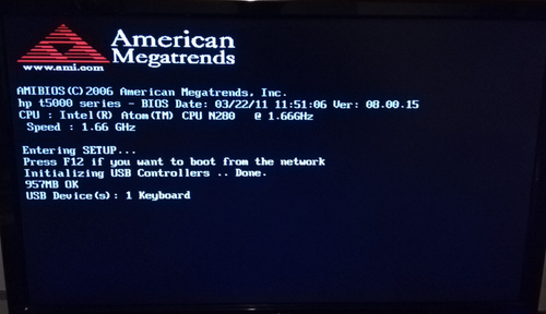 PC client HP T5740 HSTNC-006-TC 2gb Flash Windows Embedded - Photo 19/24