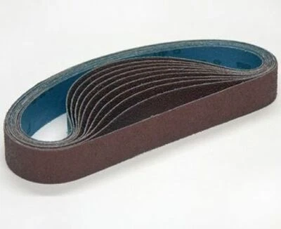 HERITAGE ABRASIVES LTD ABRASIVE SANDING BELT 50mm x 1220mm -Various Grits -Al/Oxide, Zirc, Ceramic, SCM