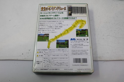 St Andrews Old Course Nintendo 64 N64 Japan import Complete in Box US Seller - Picture 3 of 10
