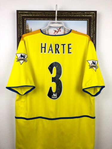 Leeds United Away football shirt 2002 Soccer #3 Harte Nike Jersey Mens Size L - Picture 2 of 15