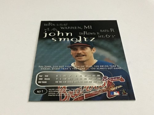 JOHN SMOLTZ Oddball Insert & Regular issue Baseball BRAVES YOU CHOOSE - Picture 136 of 262