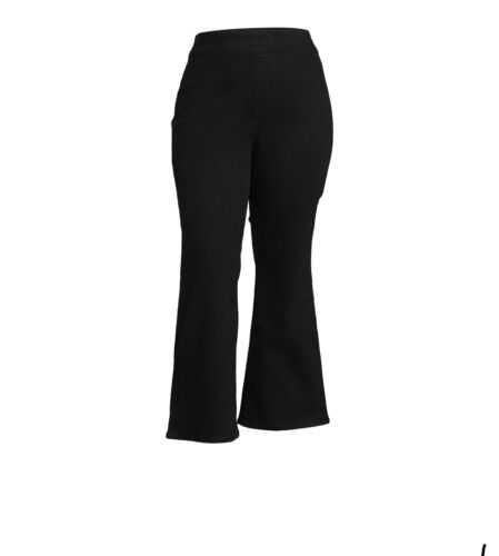 Terra & Sky schwarze Jeans mit ausgestelltem Bein, Damengröße 20W, neu mit Etikett - Bild 5 von 6
