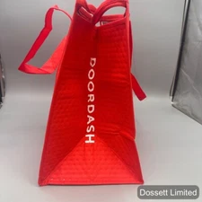 Genuine Door Dash DoorDash Food Delivery Bag Insulated 13 x 15 x 9, Red