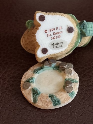 Cherished Teddies MINI Bears IRISH TEA SET 542105~ ST. PATRICK'S DAY ~ Shamrock - Picture 10 of 14