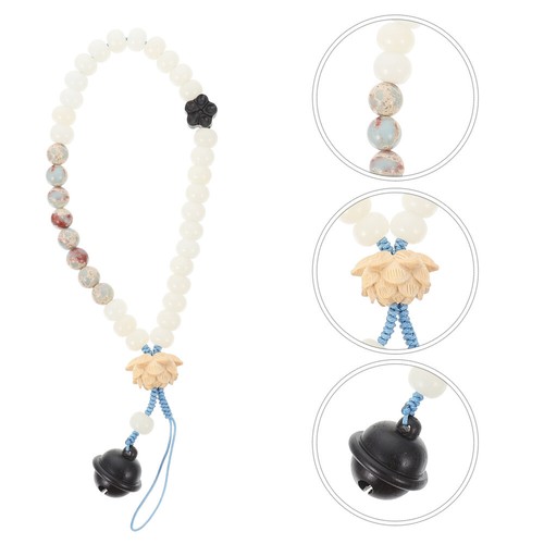 Mobile Phone Chain Ornaments Beaded Charm Strap Lanyard Universal - Photo 6/12