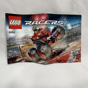 LEGO RACERS 9092 CRAZY DEMON 100% Complete Mini Figure Box Stickers Instructions