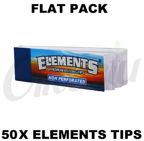 Elements Classic Tip Roach Filter Book None Perforated Cards for Rolling Papers - Picture 7 of 8