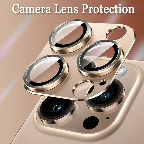 For iPhone 16 Pro Max 15 14 13 Pro Tempered Glass Camera Lens Cover Protector - Photo 1 sur 20