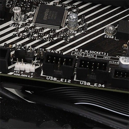 2 Stück 15 cm Mainboard USB 2.0 9-Pin Header 1 zu 2 Verlängerung Hub Splitter Adapter - Bild 9 von 9