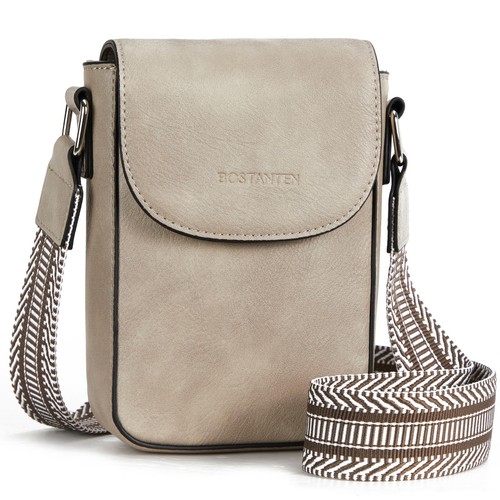 Small Crossbody Bag for Women Cell Purse Leather Wallet Handbags with Card Slots - Picture 13 of 28