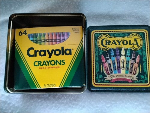 Crayola Crayons Collectible Tins An-Du-Septic Blackboard Crayon Tin 7 Tin Lot - Picture 4 of 15