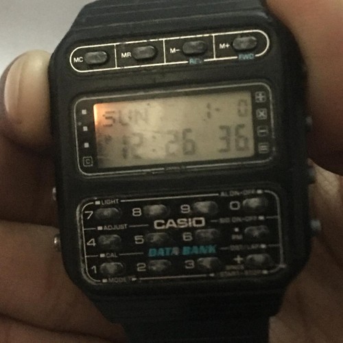 Casio CD-40 Data Bank Module 246 Calculator Digital Vintage Men’s Watch ABI188RM - Picture 13 of 13