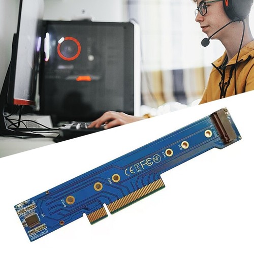 PCIe 3.0/4.0 x8 to 2 NVMe M.2 NGFF SSD Converter Split Adapter Card For 1U Case - Photo 4/7