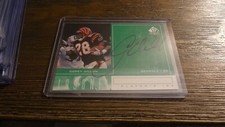 1998 SP AUTHENTIC #CD COREY DILLON  AUTOGRAPHED  FOOTBALL CARD