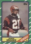 1986 Topps James Brooks #256