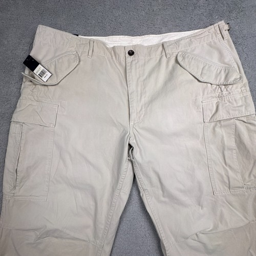 Pantalones cargo Polo Ralph Lauren para hombre 46Bx32 caqui utilitarios militares nuevos con etiquetas - Imagen 2 de 17