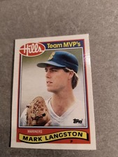 MARK LANGSTON 1989 TOPPS HILLS TEAM MVP'S #19 OF 33 FREE SHIPPING