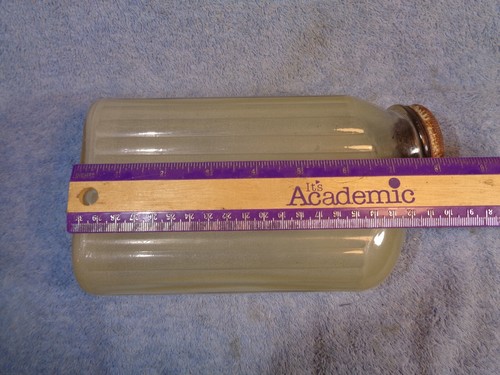 Vintage Glas Kühlschrank Kühlbox Wasserflasche grüne Flecken Traube 64 Oz. Getränkedeckel oben - Bild 14 von 20