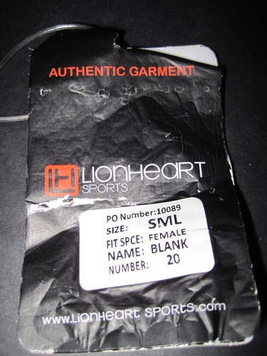 Lionheart Rugby Jersey Youth Fit Sm - Play with Heart - Briefly Worn Temple Coll - Bild 6 von 6
