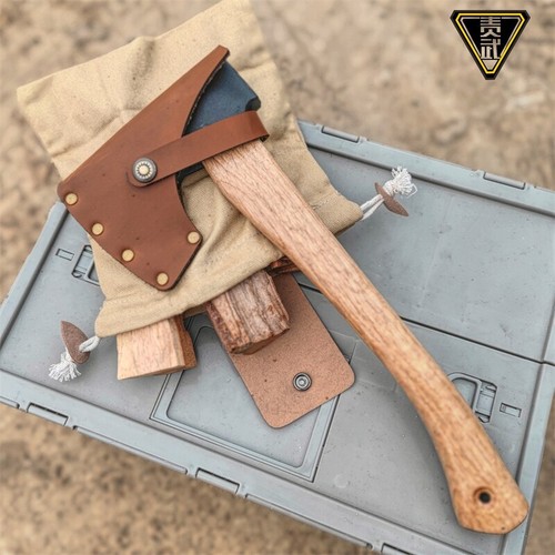 Adjustable Handmade Axe Sheath Axe Holster Leather Cover for Nyman Bushcraft Axe - Picture 20 of 23