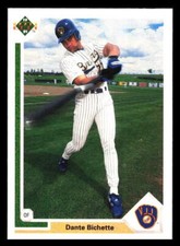 1991 Upper Deck  Dante Bichette #712 Milwaukee Brewers