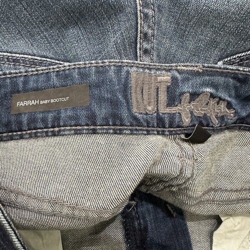 Kut From The Kloth Farrah Baby Bootcut Blue Jeans Size 2 - Picture 5 of 6