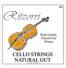 Ritzorri Natural Gut CELLO Strings Set 4/4 3/4