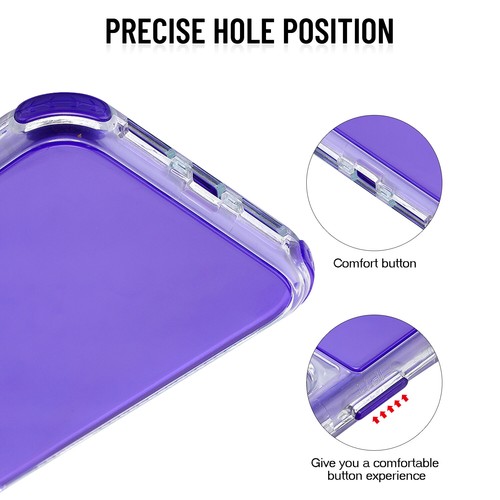 Hybrid Shockproof Defender Hard Case For iPhone 15 14 Pro Max 13 12 11 XS XR 87+ - Picture 7 of 18