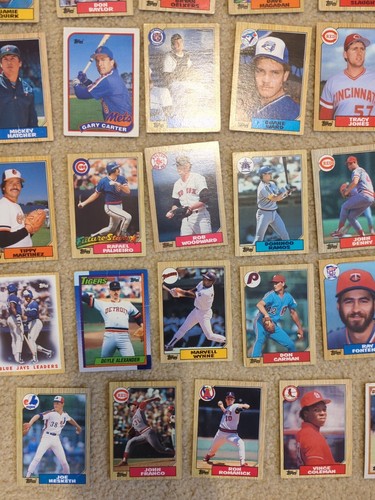 1980s Topps Baseball Card Lot Of 50+ Cards No Dupes - Picture 9 of 12