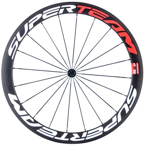 Ruote da strada in carbonio 50 mm Clincher set ruote in carbonio R13 mozzo set ruote da corsa 3K - Foto 2 di 8