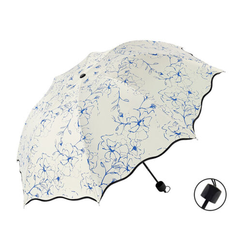 Rainproof UV Protection Triple Folding Compact Umbrella Sunshade for Outdoor Use - Bild 14 von 20
