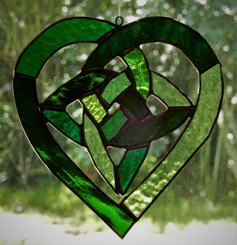 OCEAN BREEZE PINEAPPLE Authentic Handmade Stained Glass SUNCATCHER Turquoise - Picture 12 of 12