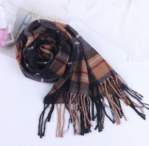 Warm Dame Damen Schal Kariert Plaid Tartan Wrap Hals Stahl Pashmina Weich - Bild 6 von 20
