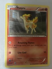 Pokémon TCG Ponyta Steam Siege 16/114 Regular Common