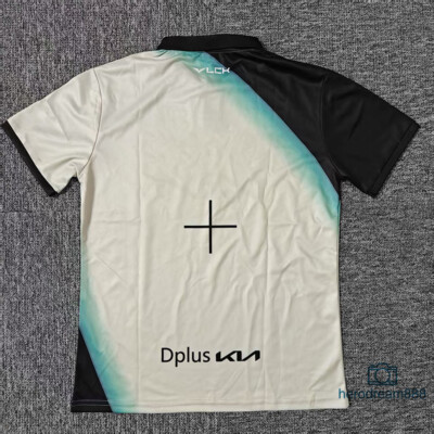 LOL 2024 DK Team T-shirt LCK Uniform Tshirt Esport White Black TEE