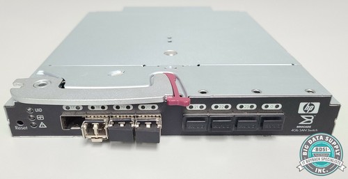 HP/Brocade BladeSystem 4Gb SAN Switch 4/24 16-Port Modul P/N AE372A 2 STÜCK - Bild 1 von 6