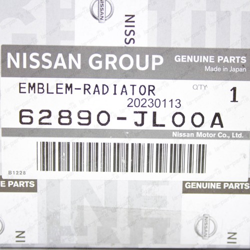 Genuine Infiniti 08-15 G37 Q60 Coupe Front Radiator Grille Emblem 62890-JL00A - Picture 8 of 8