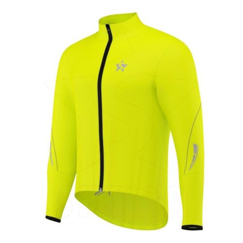 Mens Cycling rain Jacket High Visibility Waterproof Running Bike Top Coat Poncho - Picture 5 of 23