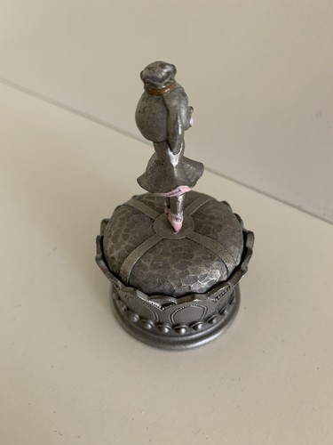 Royal Selanger Hudson Pewter 2593 Ballerina Pewter Trinket Box, Tooth fairy 1982 - Picture 3 of 6