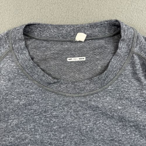 Lululemon Mens Metal Vent Tech T-Shirt XL Gray Silver Stretch Breathable Workout - Bild 3 von 9