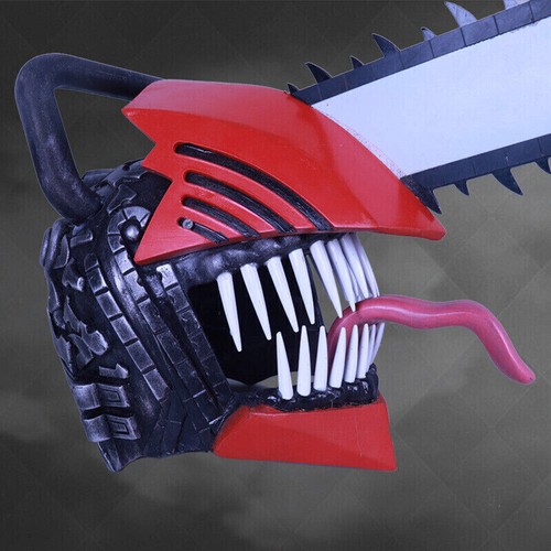 Chainsaw Man Denji Pochita Helmet Mask Wearable Detachable Anime Halloween Prop - Picture 2 of 9