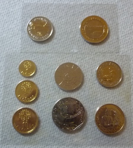 Portugal 1997 - Juego oficial como nuevo (9) con 4 bimetales - Sea Wolf & Dolphin - raro - Imagen 3 de 19