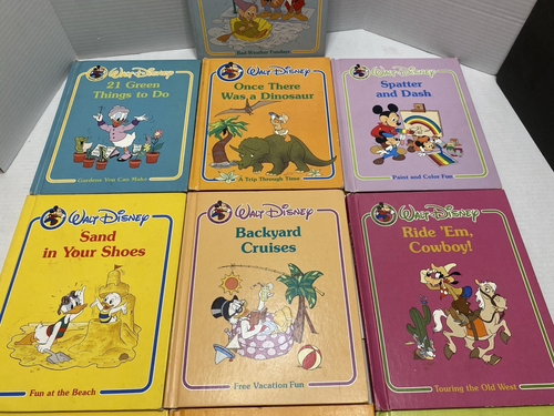 Walt Disney - 16 Stück Vintage - World Book 1985 - Donald - Mickey Mouse & mehr - Bild 5 von 9