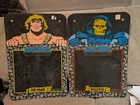 He Man & Skeletor Chalkboards Vintage 80s Motu Masters Of The Universe Heman