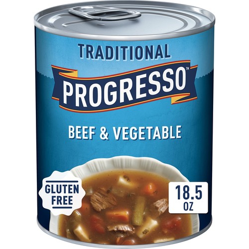 Progresso Traditional Gluten Free Beef & Vegetable Soup 18.5 oz.