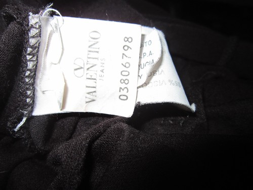 Black Top L Genuine Ladies On Sequins Valentino Size Flamingo Jeans TAAqOIZ