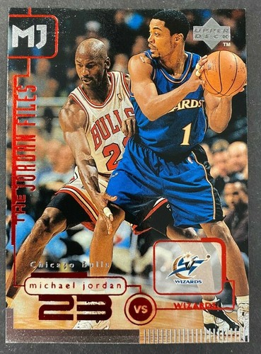 Tarjeta de baloncesto 1998 cubierta superior Michael Jordan #163 gama casi nueva (nm) envío y devolución gratuitos - Imagen 1 de 2