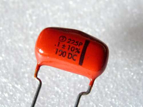Sprague Orange Drop 225P - condensateur 0,1uF 100nF 100V 10% - 1pcs - Picture 2 of 4