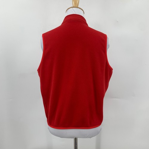 Vintage Ralph Lauren Sport Fleece Vest Womens L Large Full Zip Cropped Snap Neck - Picture 6 of 12